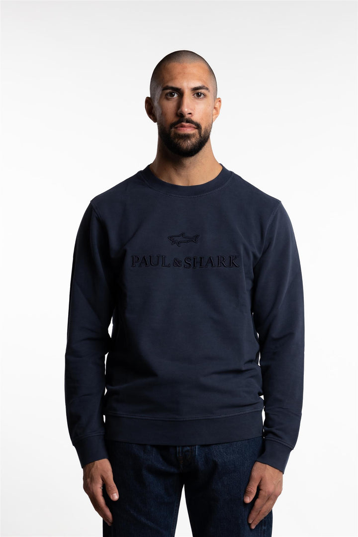 Knitted Sweatshirt Navy