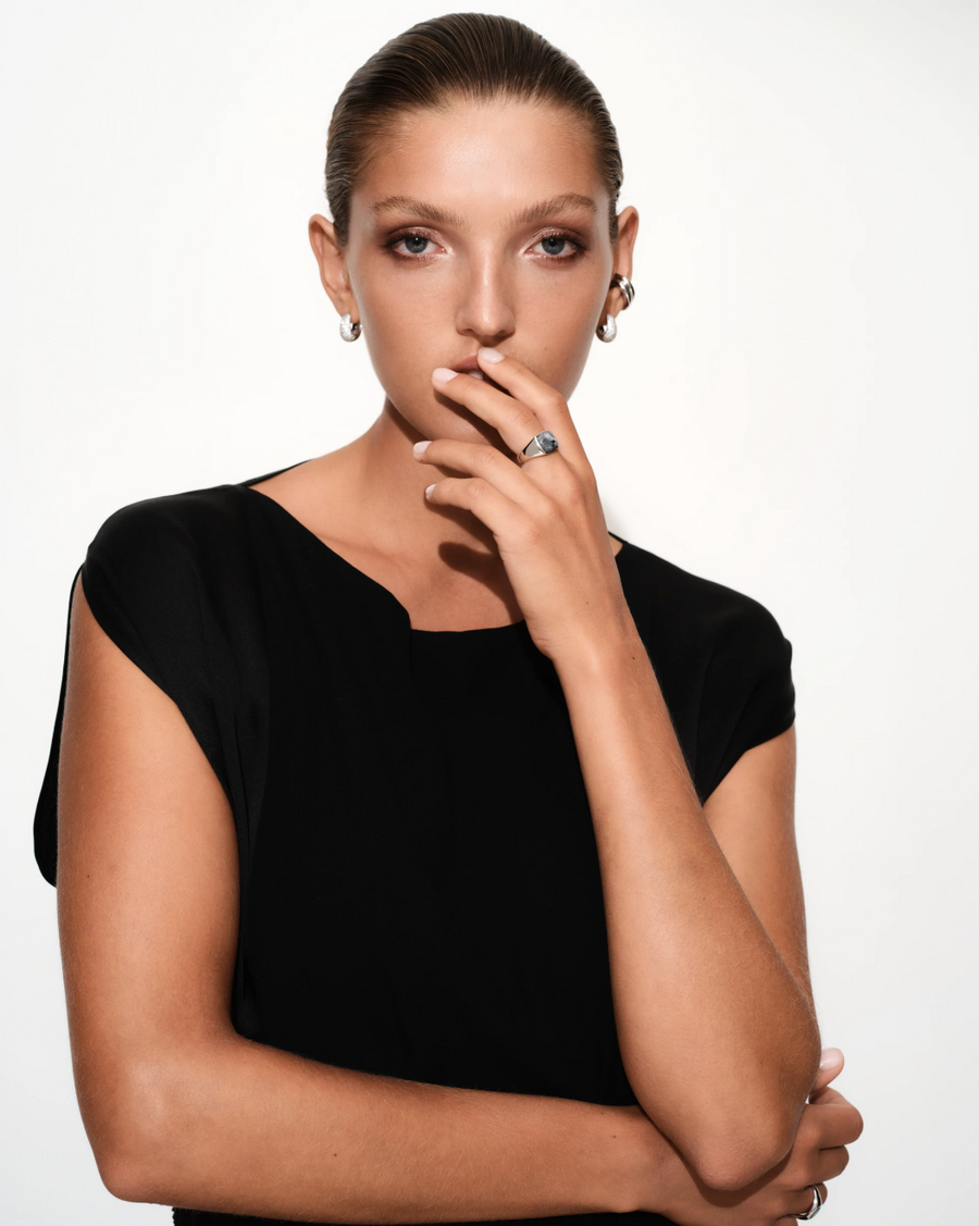 Women's Kay Ring Larvikite