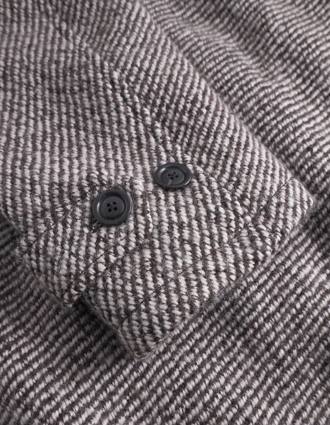 Michael Twill Wool Coat Salt Pepper