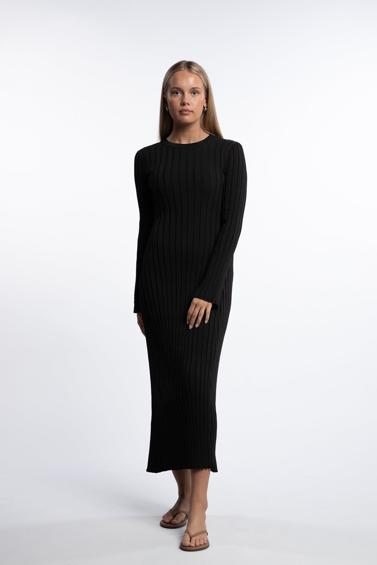 Zaneta Knit Dress- Black
