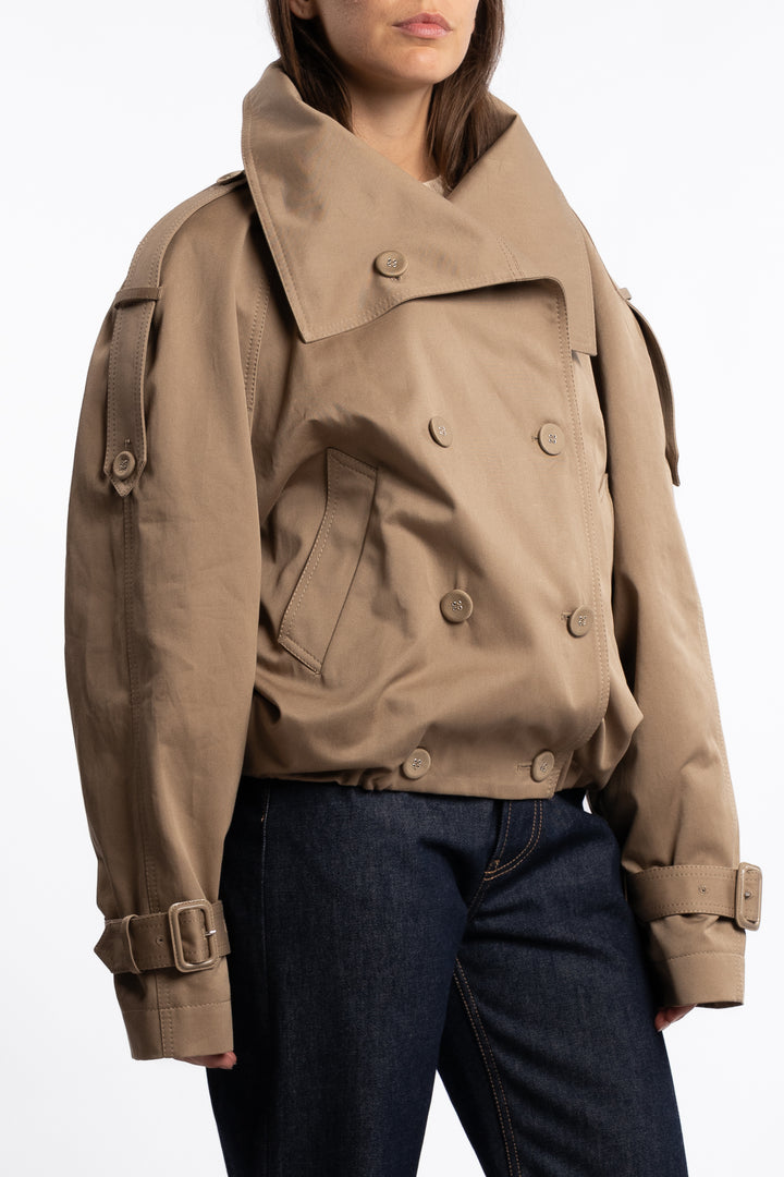 Twill Jacket- Mud Beige