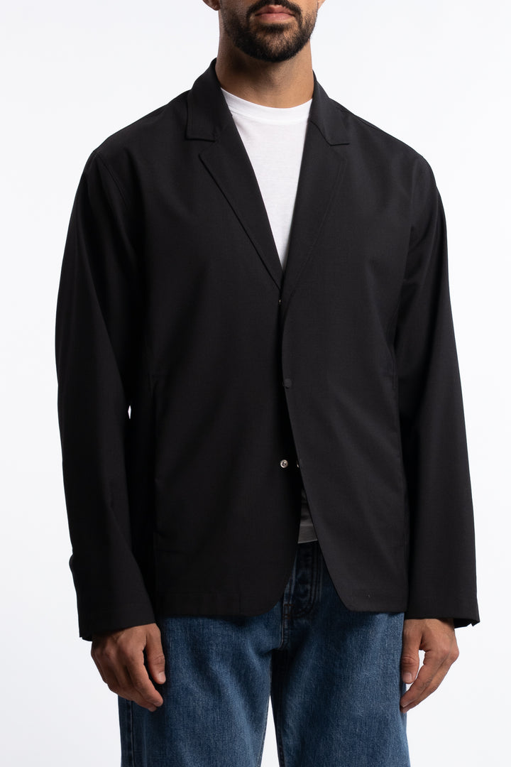 Laminar Woven Jacket Black