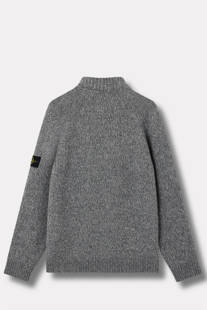 5100051 Fancy Yarn Mouliné Wool Cement Melange