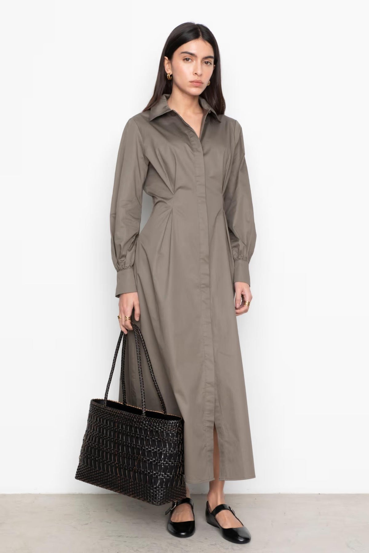 Leandra Dress- Army