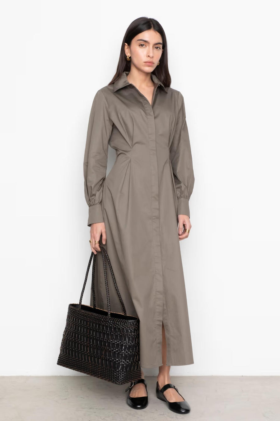 Leandra Dress- Army