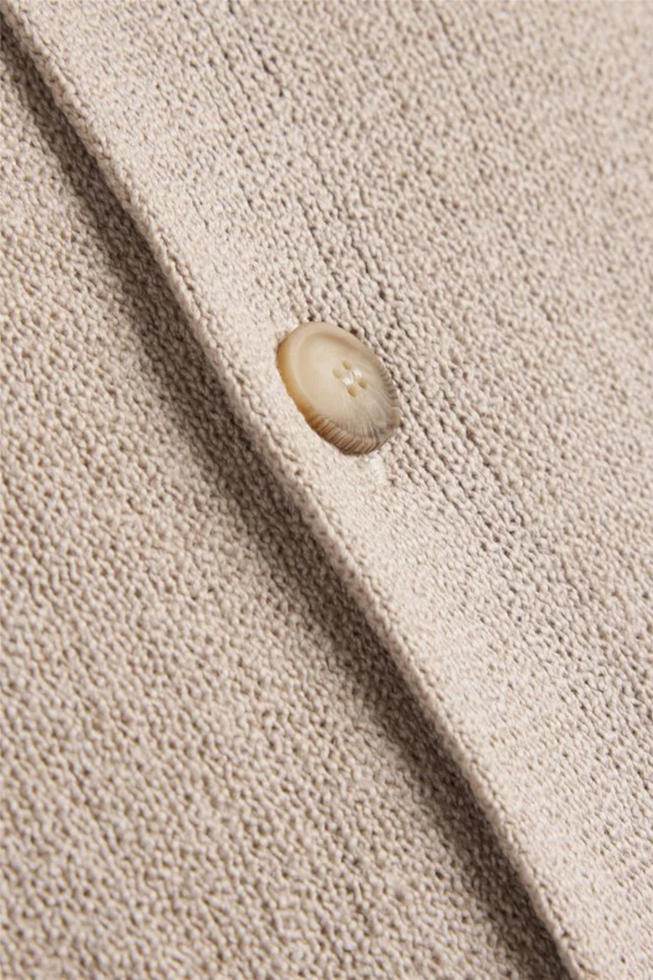 Cashmere/Cotton Cardigan Beige