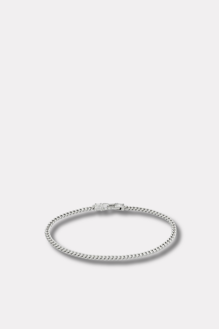 Curb Bracelet M Silver