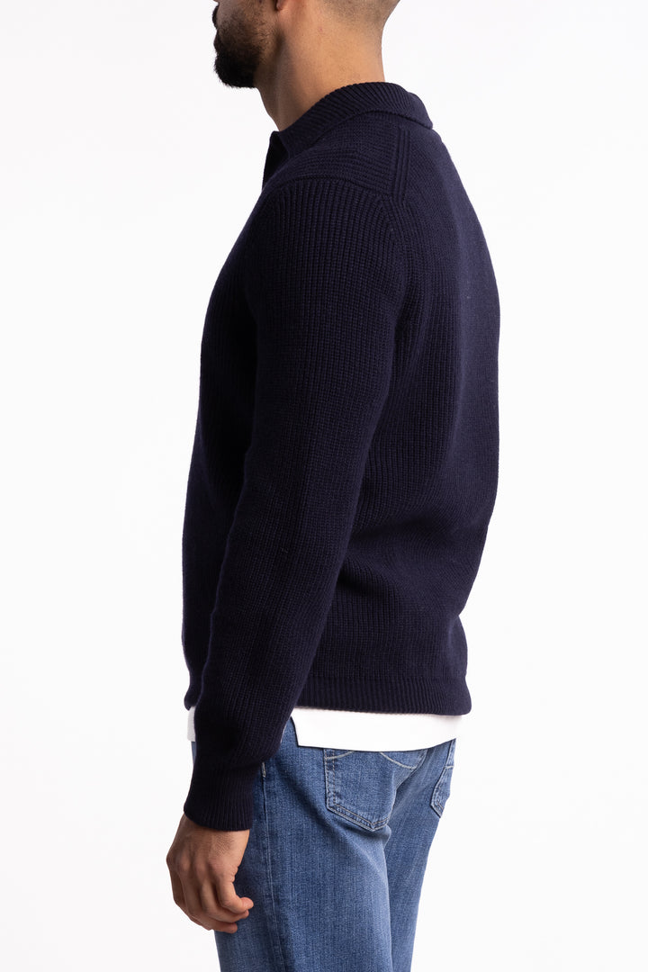 Super Geelong Ribbed Skipper Navy