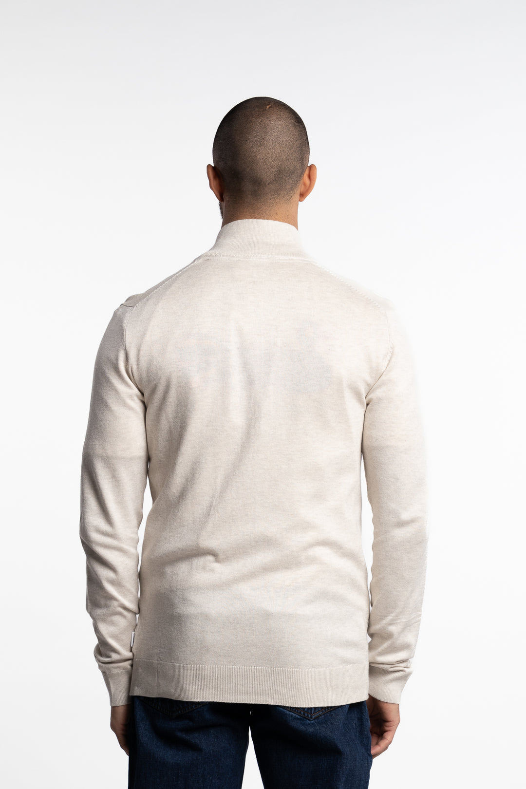 Ecovero Zip Cardigan Off-White