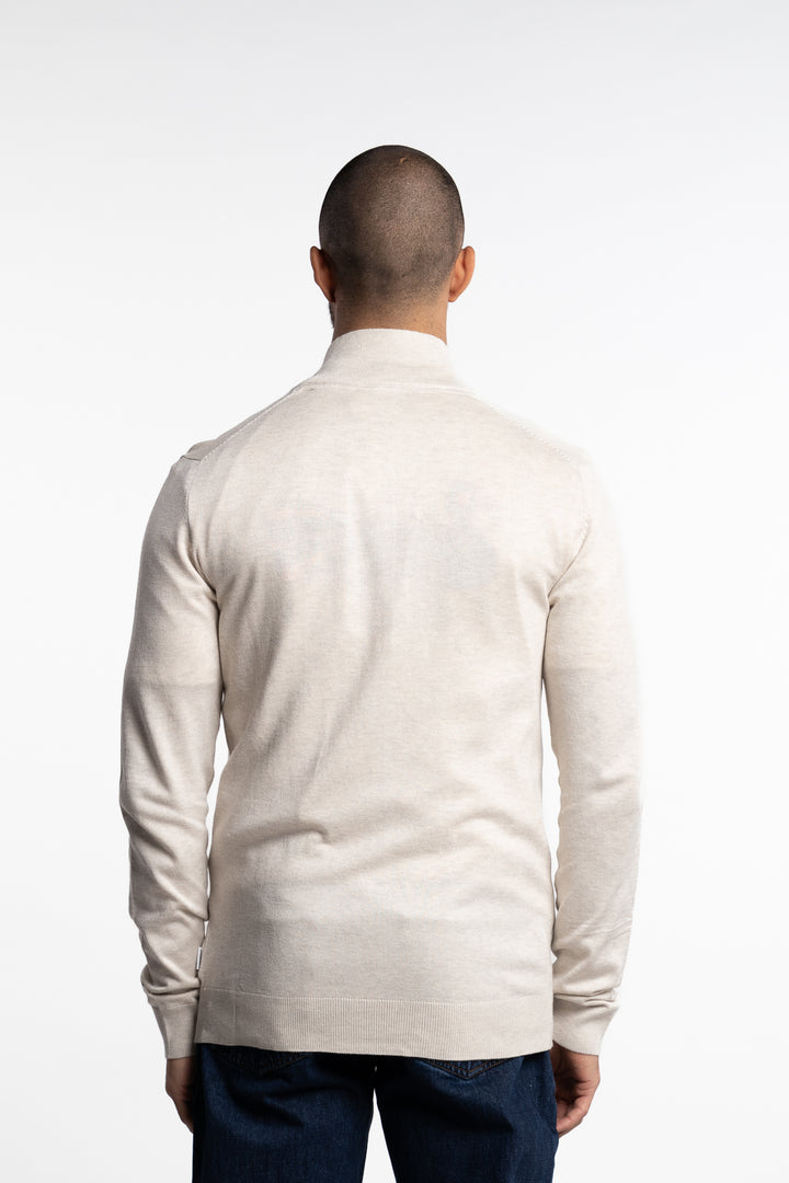Ecovero Zip Cardigan Off-White