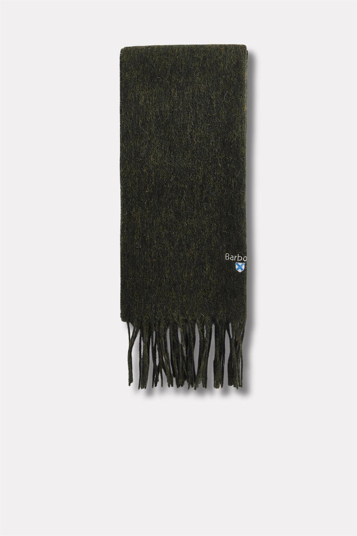 Plain Lambswool Scarf Seaweed