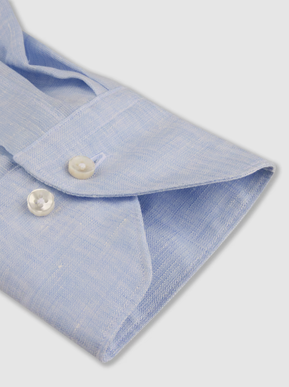 1899 Regular Fit Linen Shirt Light Blue
