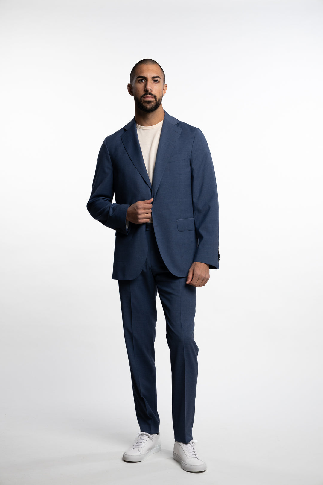 Fogerty Wool/Stretch Blazer Denim Blue