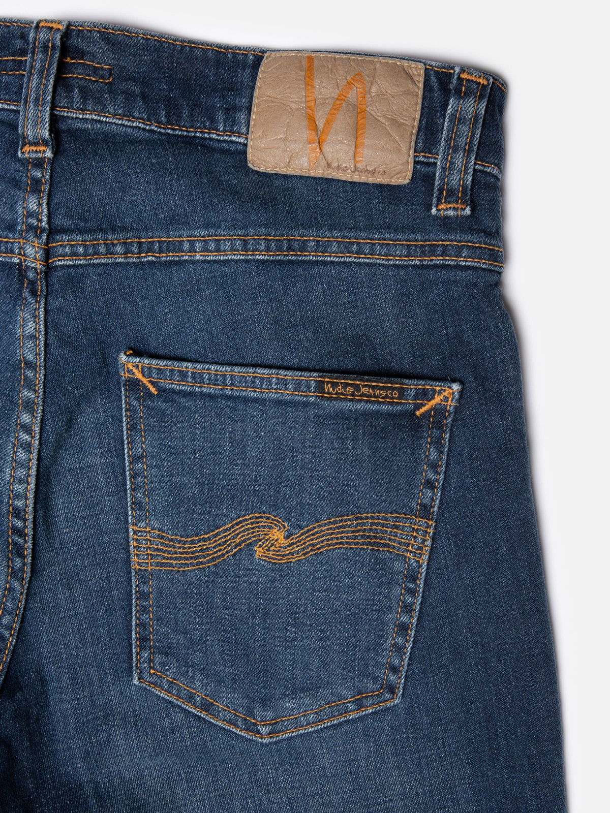 Grim Tim Slim Fit Jeans Indigo Myth - detaljbilde baklomme