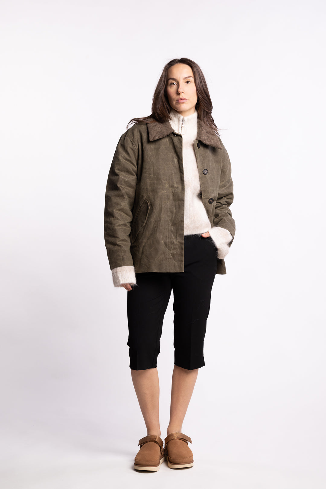 Diana Short Jacket- Green