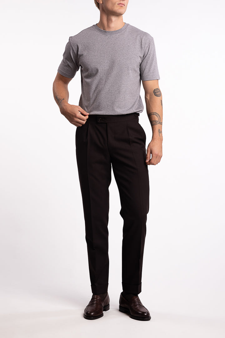 Hanko Trouser Dk. Brown
