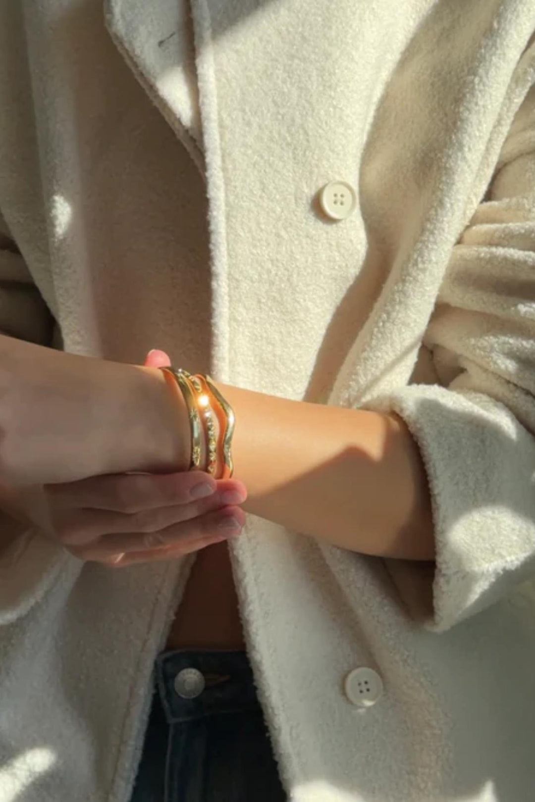 Spark Bangle- Gold