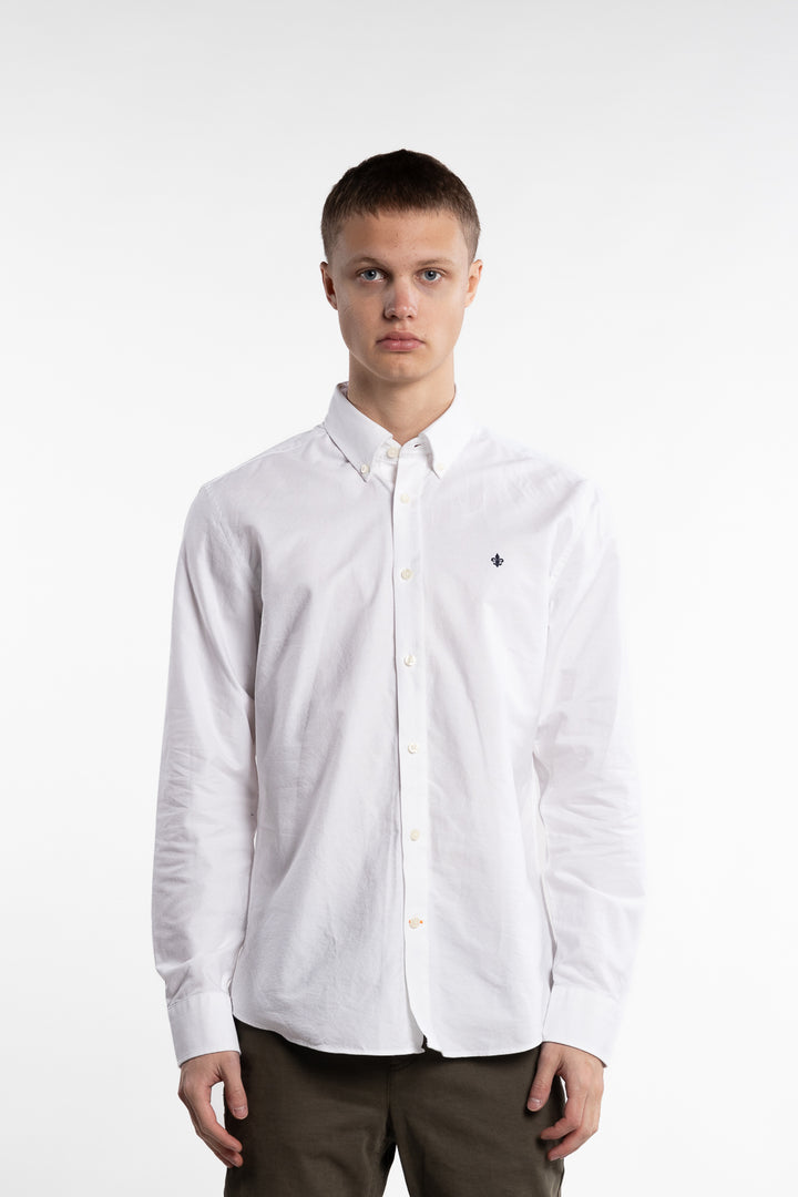 Oxford Slim Fit Button Down Shirt White