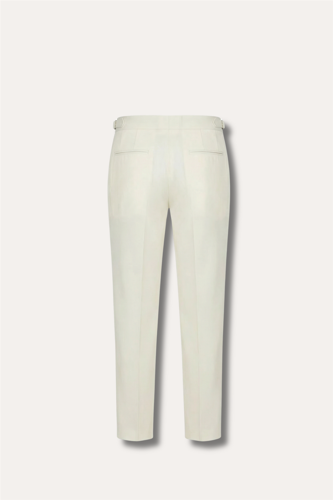 Prato Regular Fit Trousers Off White