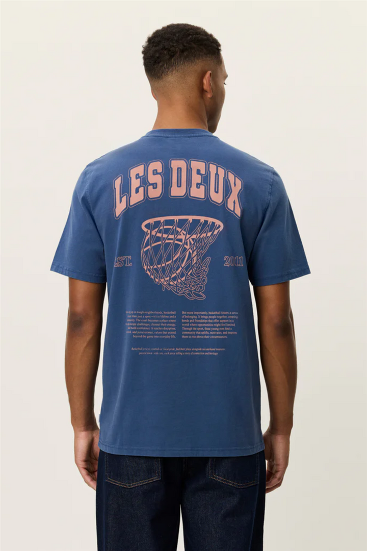 Brady Hoop T-shirt Dark Denim Blue