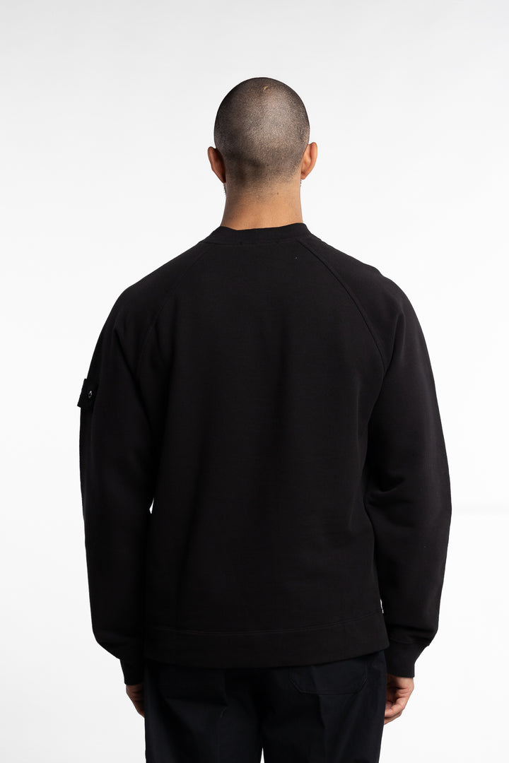 Ghost Cotton Crew Neck Jersey Black