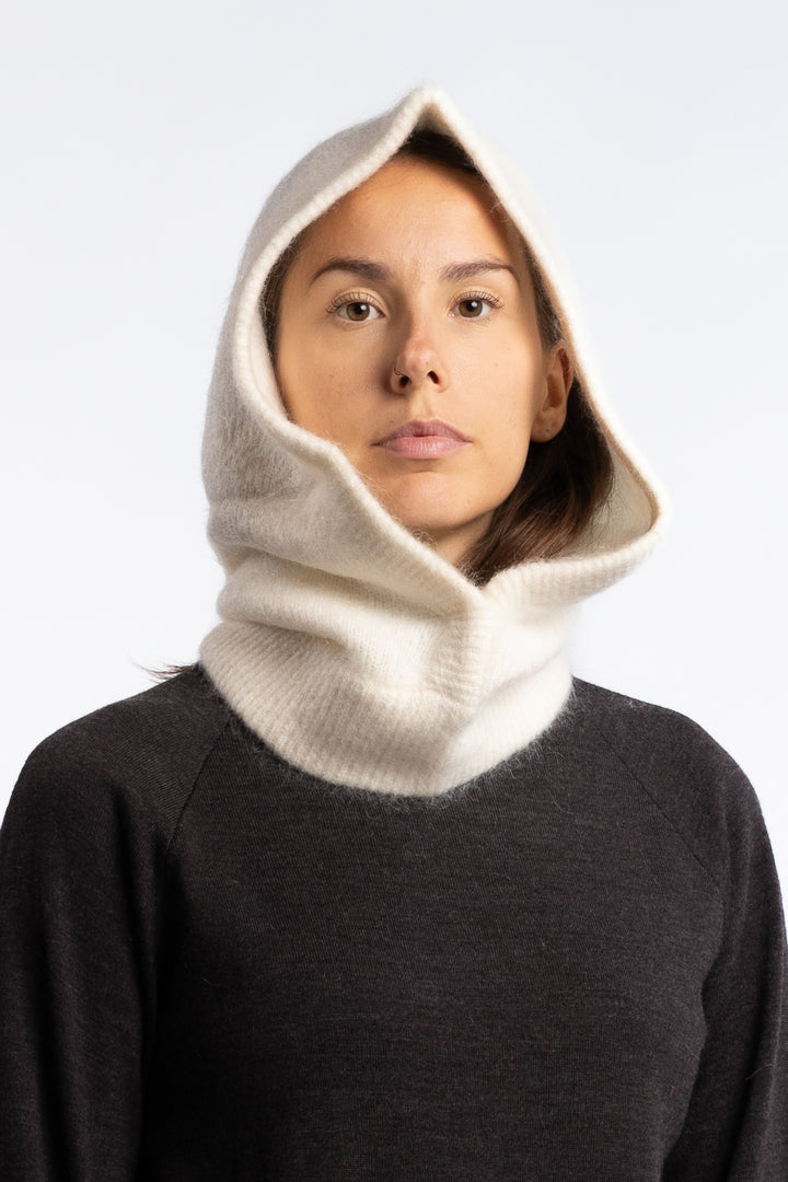 Kajsa Chunky Balaclava- Bright White