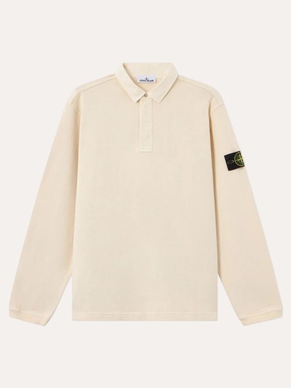 Sweatshirt med polokrage, packshot forfra