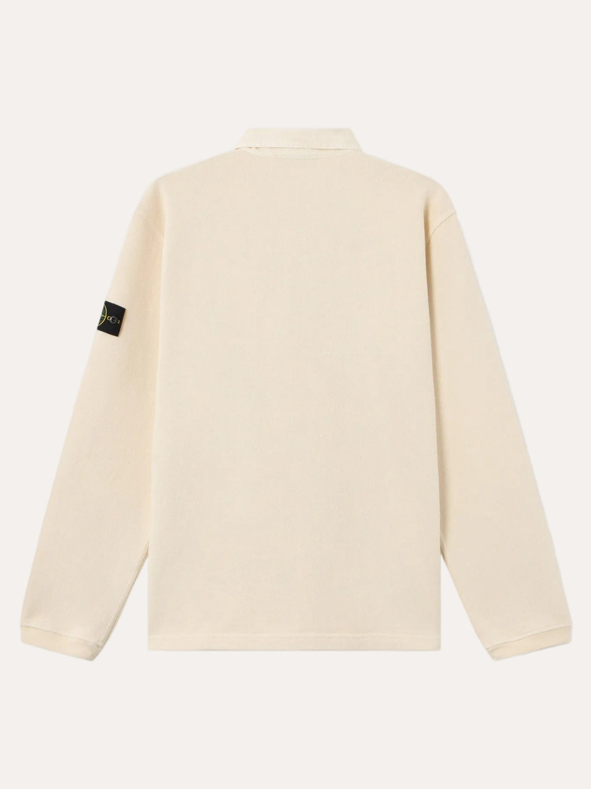 Sweatshirt med polokrage, packshot bakfra