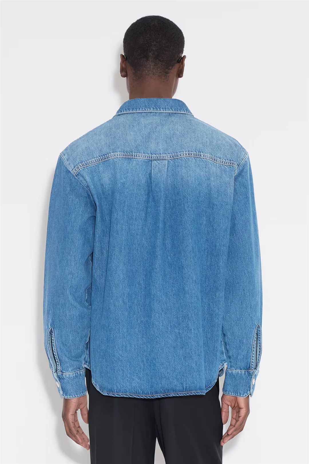 M Relaxed Denim Shirt Blue