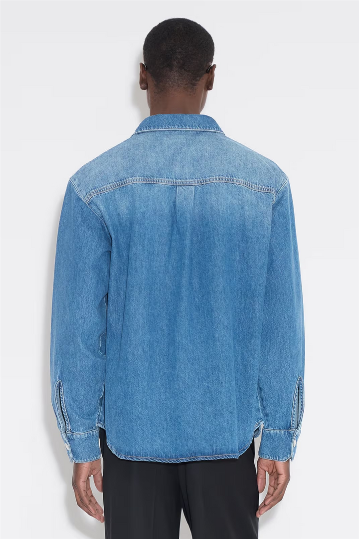 M Relaxed Denim Shirt Blue