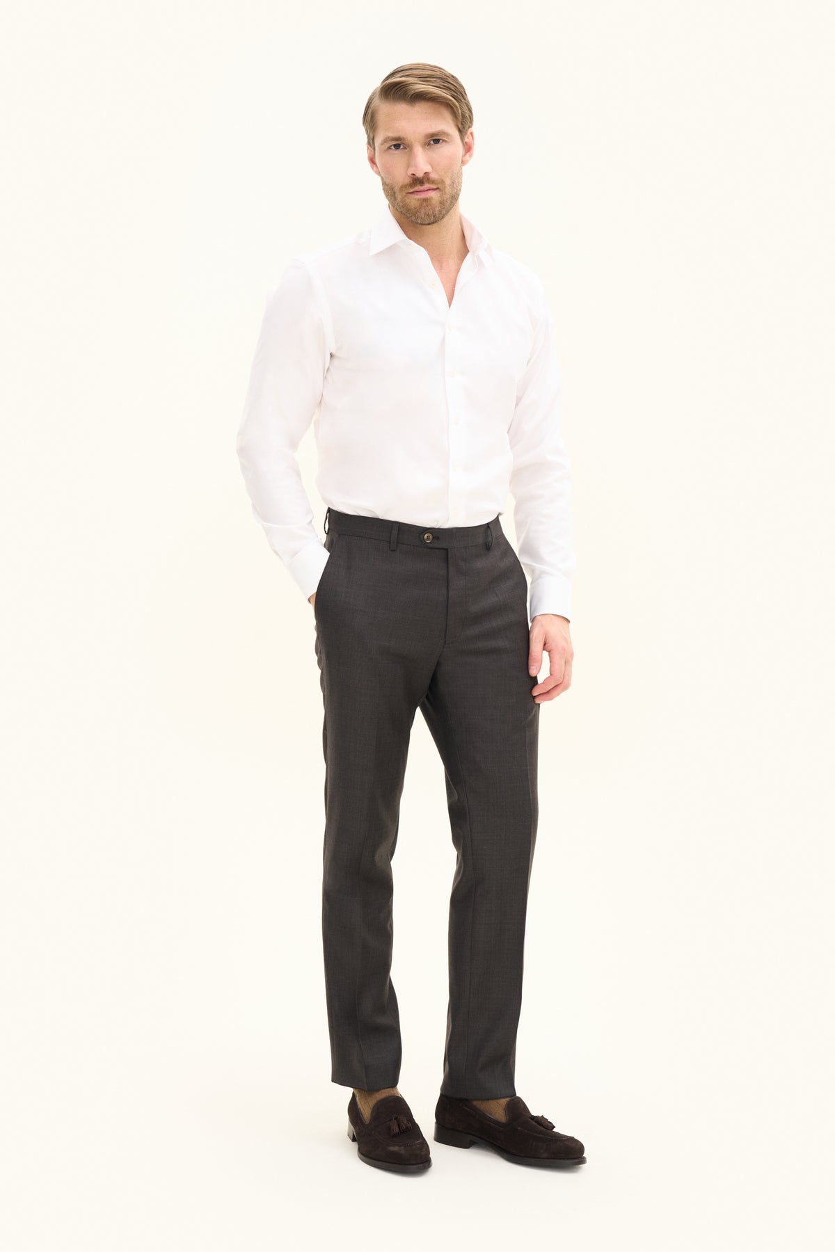 Dandy Trousers Davean Brown - modellbilde