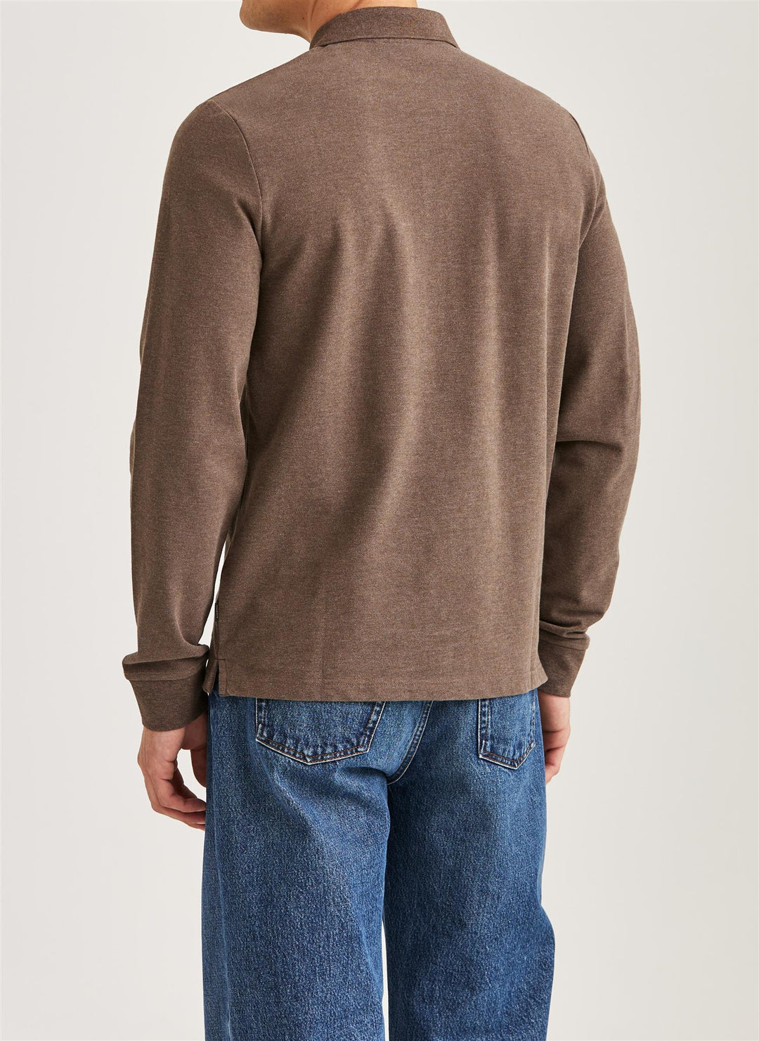 Camden LS Polo Brown