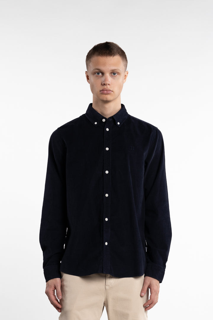 Kristian Corduroy Shirt Dark Navy