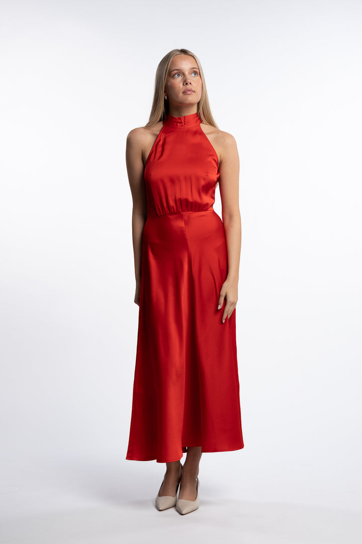 Rheo Dress 12959- Flame Scarlet