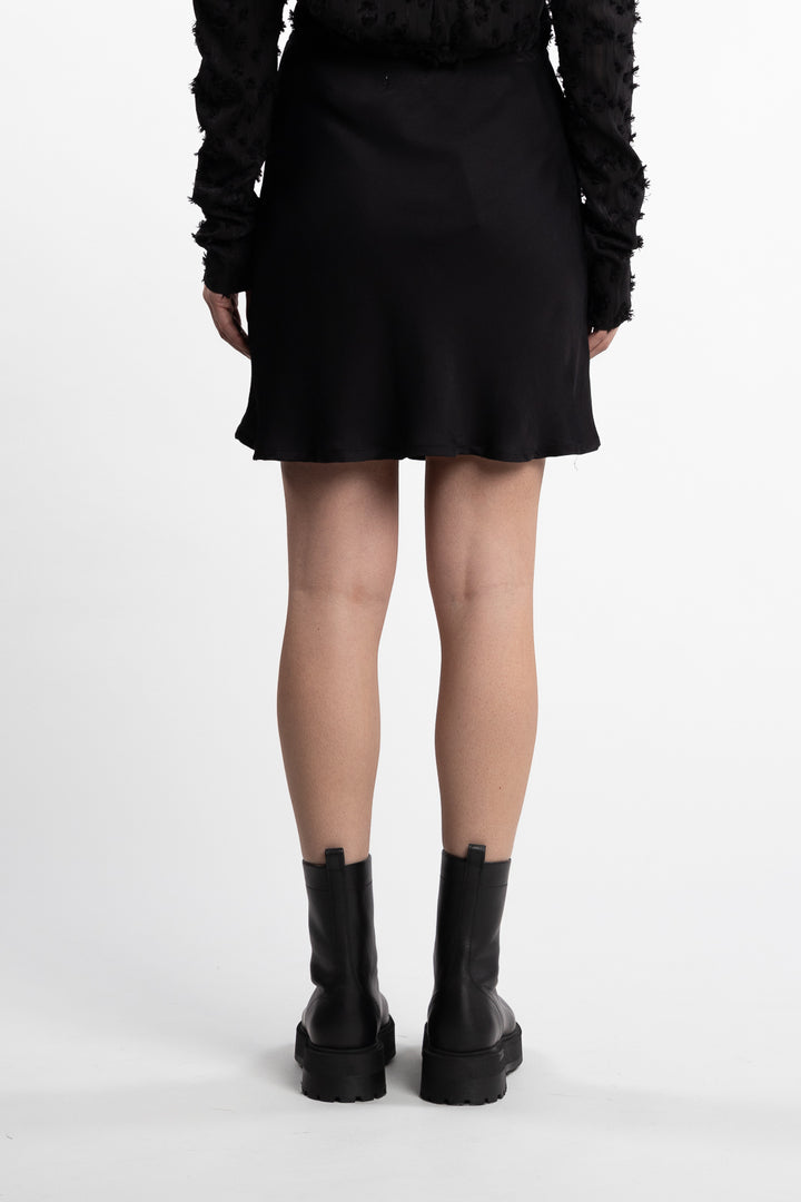 Icy Mini Skirt- Black