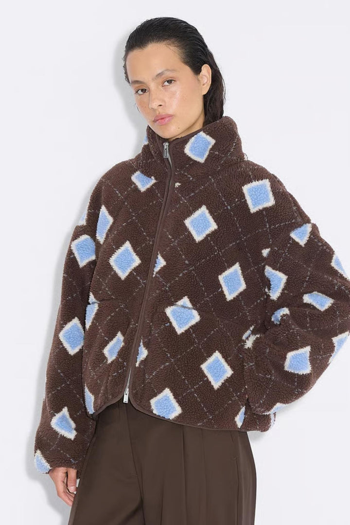 Rype Fleece Jacket- Brown Mix