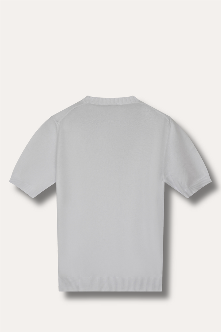 Girocollo Rasato Bianco