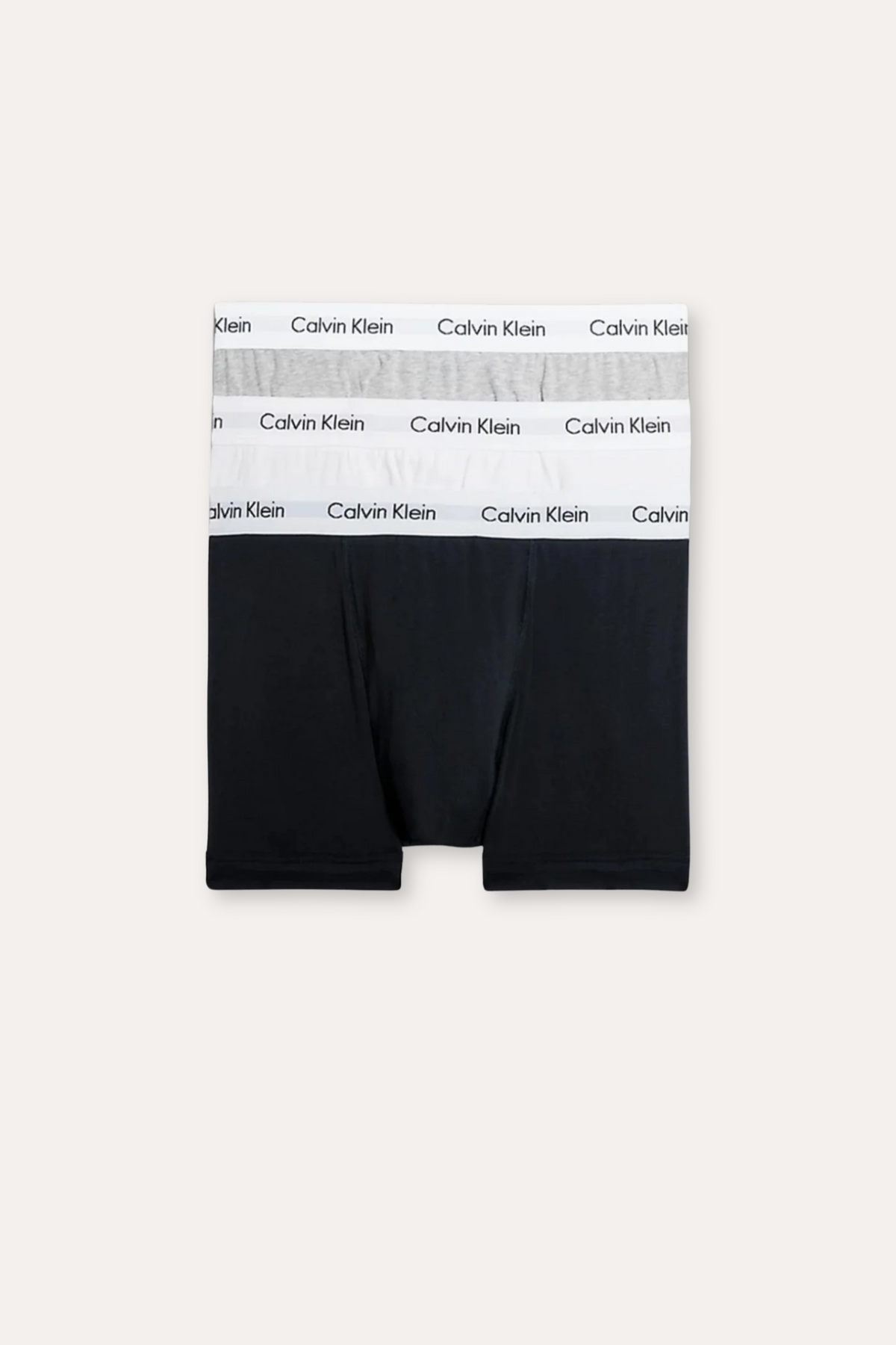 3Pack Brief Grey Heather/ White/ Black