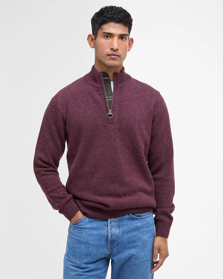 Holden Half Zip Jumper Ruby Marl