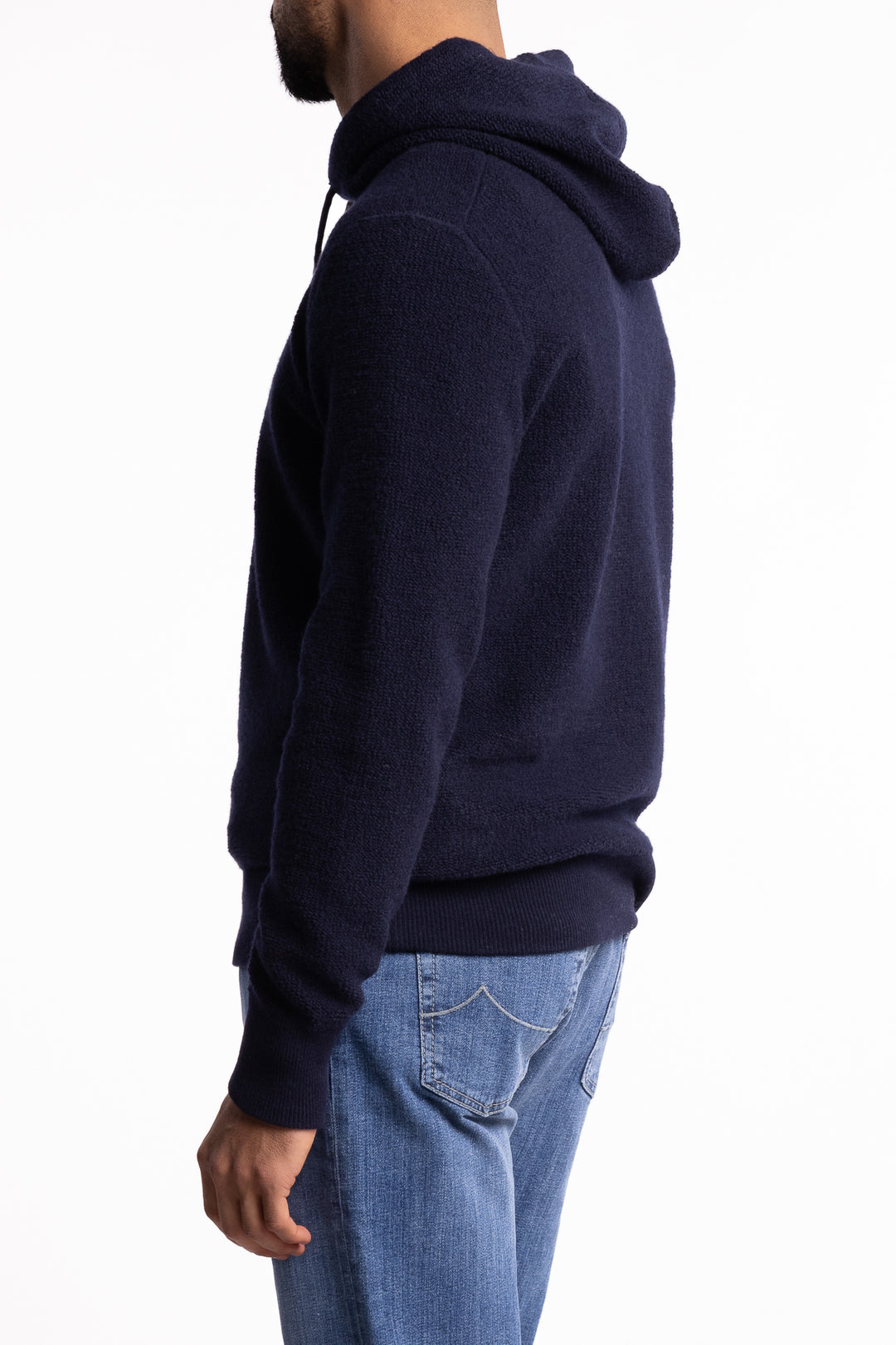 Sweater Hoodie Wool/Cashmere Navy