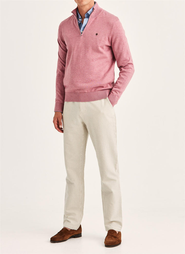 Riley Half Zip Pink