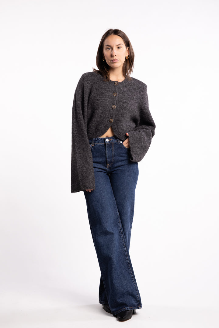 Cessole Cardigan- Dark Grey