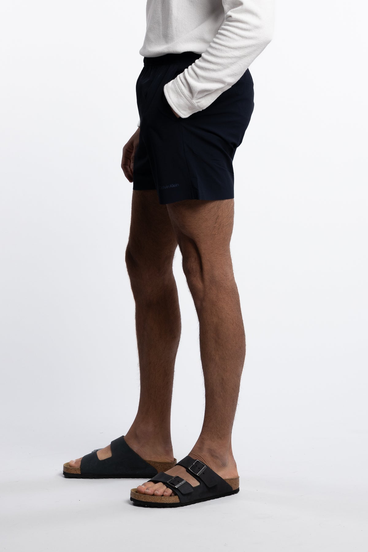 Medium Drawstring Swim Shorts Dark Sapphire