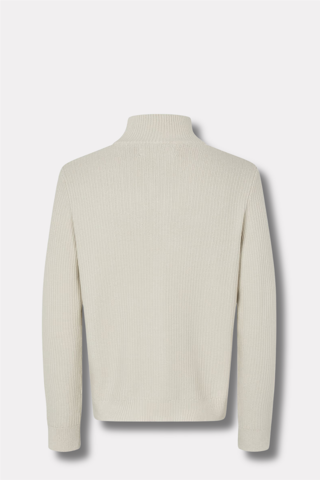 Sadem Zip Cardigan Silver Birch