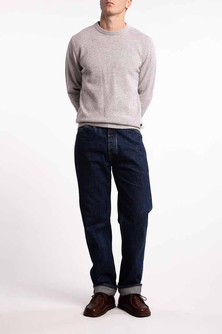 Essential Patch Crew Light Grey Marl