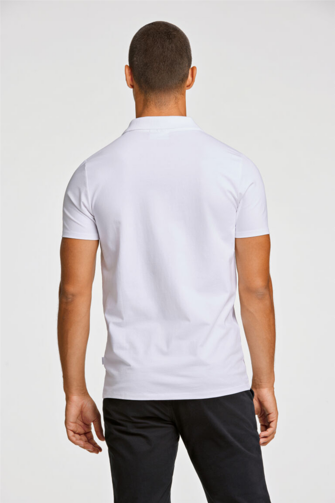 Stretch Polo Shirt S/S White