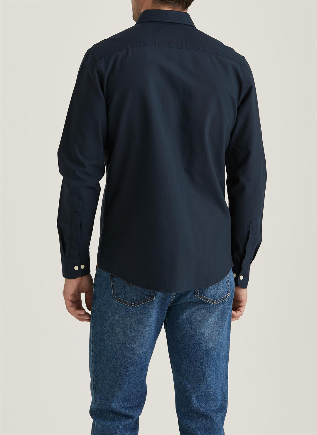 Oxford Slim Fit Button Down Shirt Navy