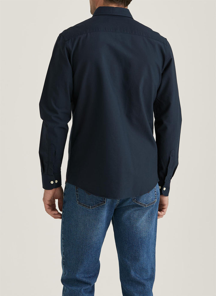 Oxford Slim Fit Button Down Shirt Navy