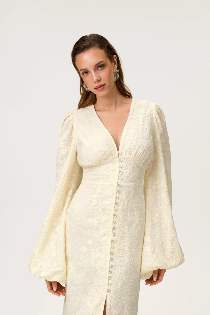 Positano Dress- Light Yellow
