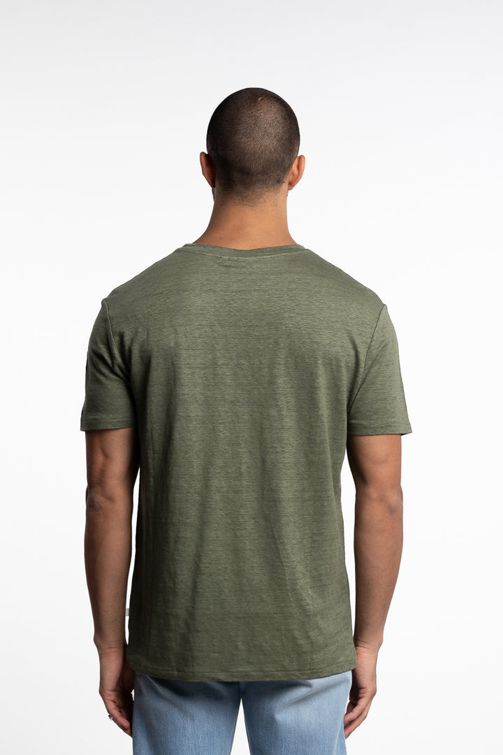 Coma Linen Tee Olivine